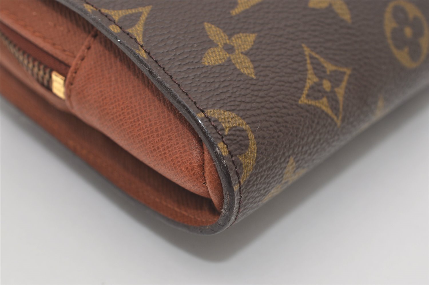 Authentic Louis Vuitton Monogram Orsay Clutch Hand Bag Purse M51790 LV 9888I