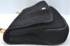 Authentic GUCCI Bamboo Hand Shoulder Bag Purse Suede Leather Black Junk 9889H