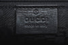 Authentic GUCCI Bamboo Hand Shoulder Bag Purse Suede Leather Black Junk 9889H