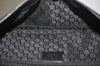 Authentic GUCCI Bamboo Hand Shoulder Bag Purse Suede Leather Black Junk 9889H