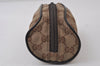 Authentic GUCCI Vintage Pouch Purse GG Canvas Leather 138044 Brown 9891I