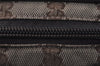 Authentic GUCCI Vintage Pouch Purse GG Canvas Leather 138044 Brown 9891I