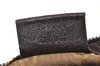 Authentic GUCCI Vintage Pouch Purse GG Canvas Leather 138044 Brown 9891I