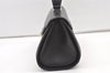 Authentic Burberrys Vintage Leather Hand Bag Purse Black 9891J