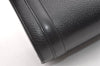 Authentic Burberrys Vintage Leather Hand Bag Purse Black 9891J