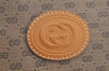 Authentic GUCCI Vintage Micro GG PVC Leather Shoulder Tote Bag Brown Junk 9892I