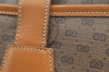 Authentic GUCCI Vintage Micro GG PVC Leather Shoulder Tote Bag Brown Junk 9892I