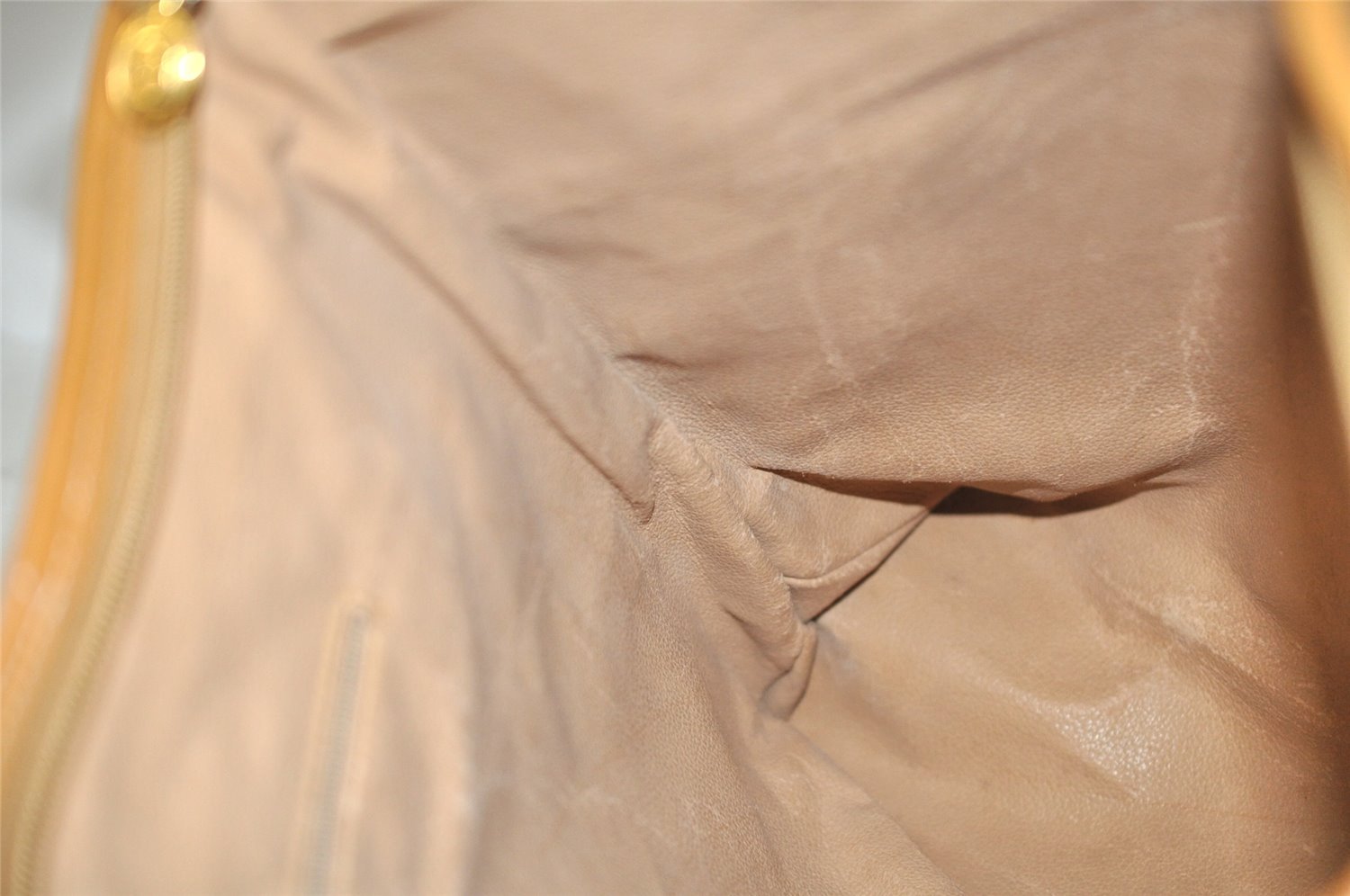 Authentic GUCCI Vintage Micro GG PVC Leather Shoulder Tote Bag Brown Junk 9892I