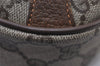 Authentic GUCCI Web Sherry Line Shoulder Cross Bag GG PVC Leather Brown 9893I