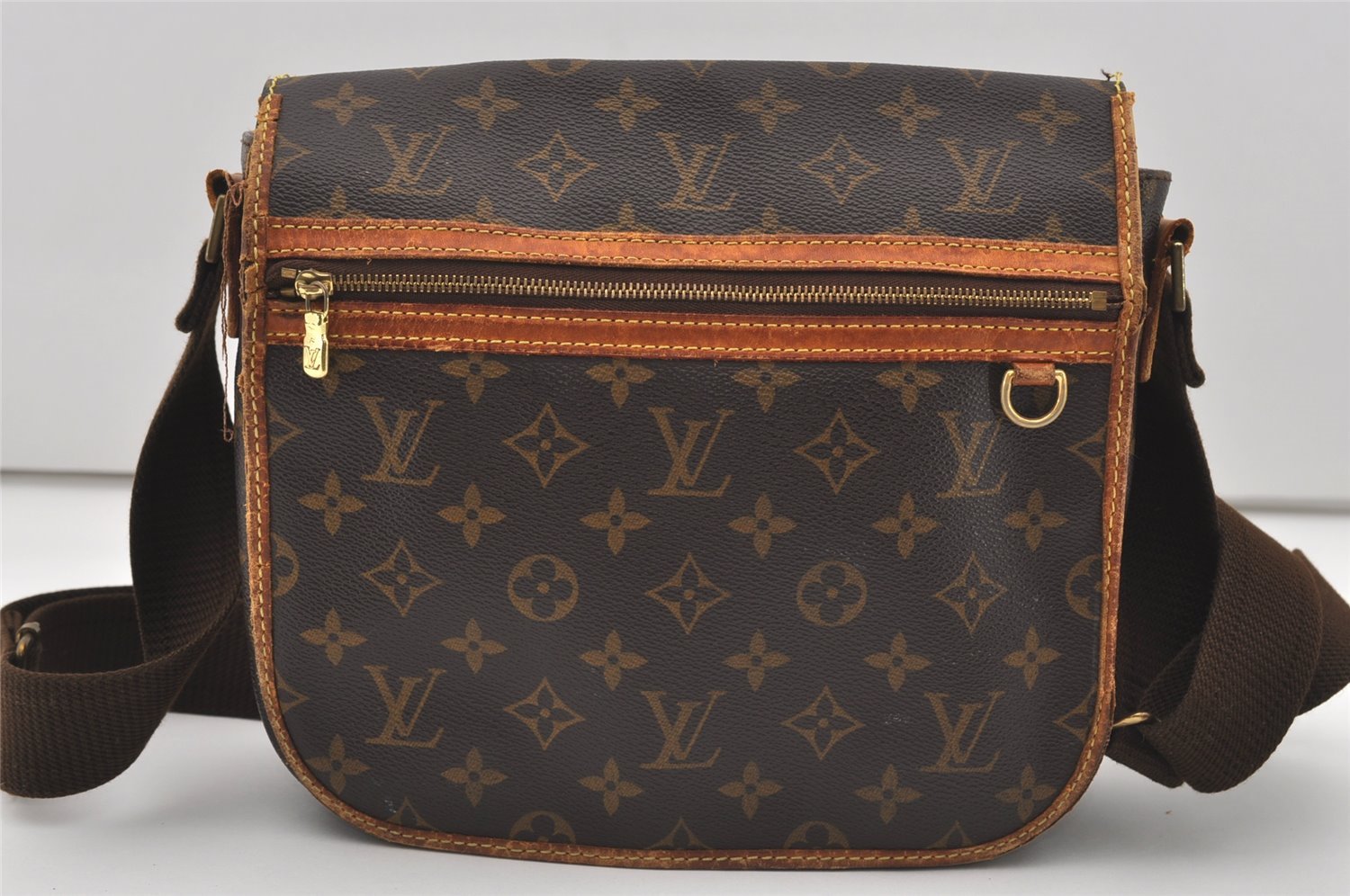 Auth Louis Vuitton Monogram Messenger Bosphore PM Shoulder Bag M40106 LV 9894I