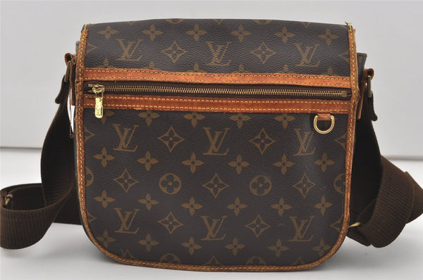 Auth Louis Vuitton Monogram Messenger Bosphore PM Shoulder Bag M40106 LV 9894I
