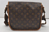 Auth Louis Vuitton Monogram Messenger Bosphore PM Shoulder Bag M40106 LV 9894I
