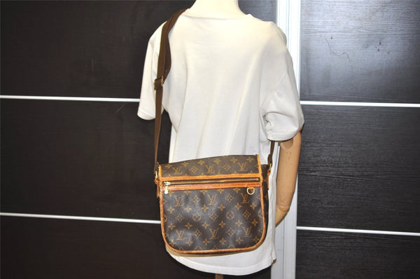 Auth Louis Vuitton Monogram Messenger Bosphore PM Shoulder Bag M40106 LV 9894I