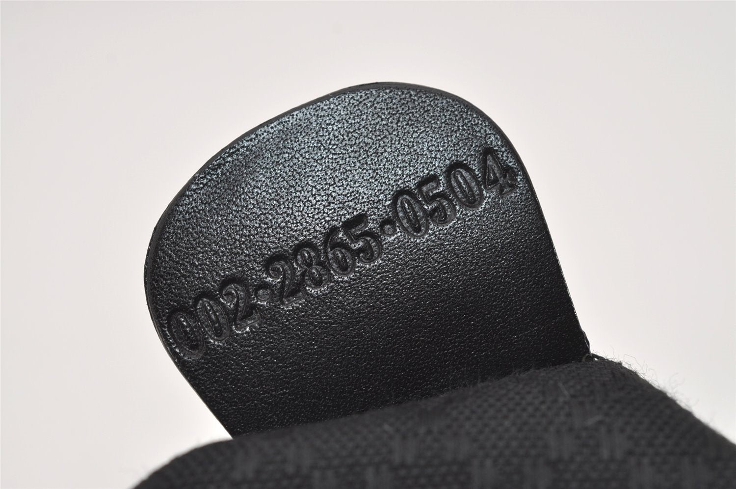 Authentic GUCCI Vintage Shoulder Bag Purse Canvas Leather Black 9895I