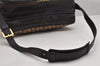 Authentic Christian Dior Vintage Trotter Shoulder Bag Canvas Leather Brown 9895J