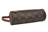 Auth Louis Vuitton Monogram Trousse Ronde Pen Case Pouch M47626 Old Model 9896I