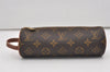 Auth Louis Vuitton Monogram Trousse Ronde Pen Case Pouch M47626 Old Model 9896I