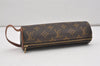 Auth Louis Vuitton Monogram Trousse Ronde Pen Case Pouch M47626 Old Model 9896I