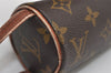 Auth Louis Vuitton Monogram Trousse Ronde Pen Case Pouch M47626 Old Model 9896I