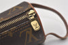 Auth Louis Vuitton Monogram Trousse Ronde Pen Case Pouch M47626 Old Model 9896I