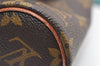 Auth Louis Vuitton Monogram Trousse Ronde Pen Case Pouch M47626 Old Model 9896I