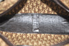 Authentic Christian Dior Trotter Tote Hand Bag Canvas Leather Brown 9896J