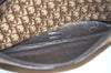 Authentic Christian Dior Trotter Tote Hand Bag Canvas Leather Brown 9896J