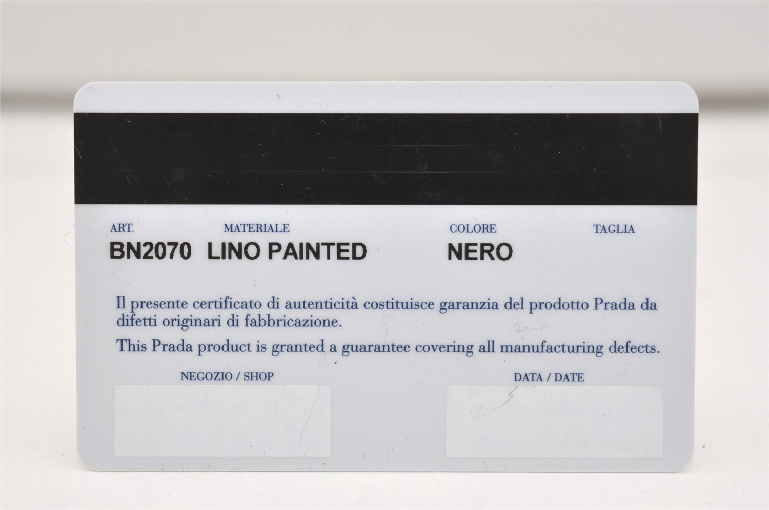 Authentic PRADA Lino Painted Denim 2Way Shoulder Tote Bag BN2070 Black 9897I