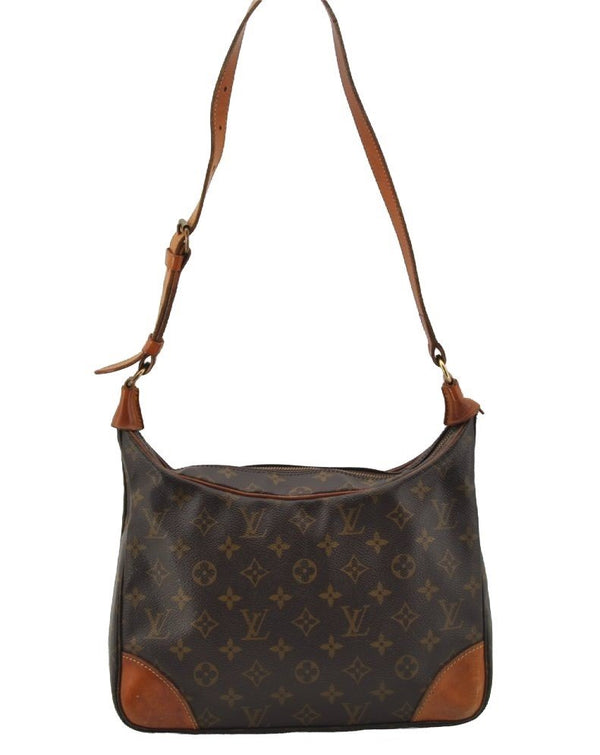 Authentic Louis Vuitton Monogram Boulogne 30 Shoulder Bag M52165 Junk 9899I