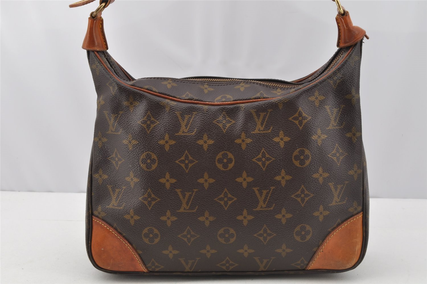 Authentic Louis Vuitton Monogram Boulogne 30 Shoulder Bag M52165 Junk 9899I