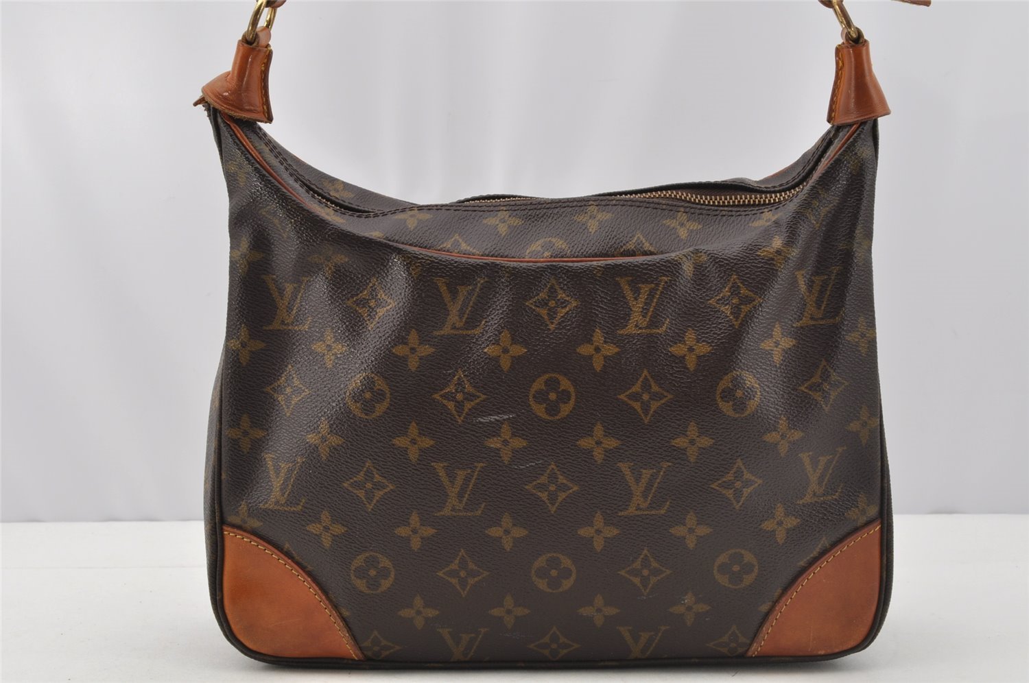 Authentic Louis Vuitton Monogram Boulogne 30 Shoulder Bag M52165 Junk 9899I