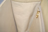 Authentic CHANEL Calf Skin Matelasse Chain Shoulder Cross Bag Beige CC Box 9899J