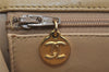 Authentic CHANEL Calf Skin Matelasse Chain Shoulder Cross Bag Beige CC Box 9899J