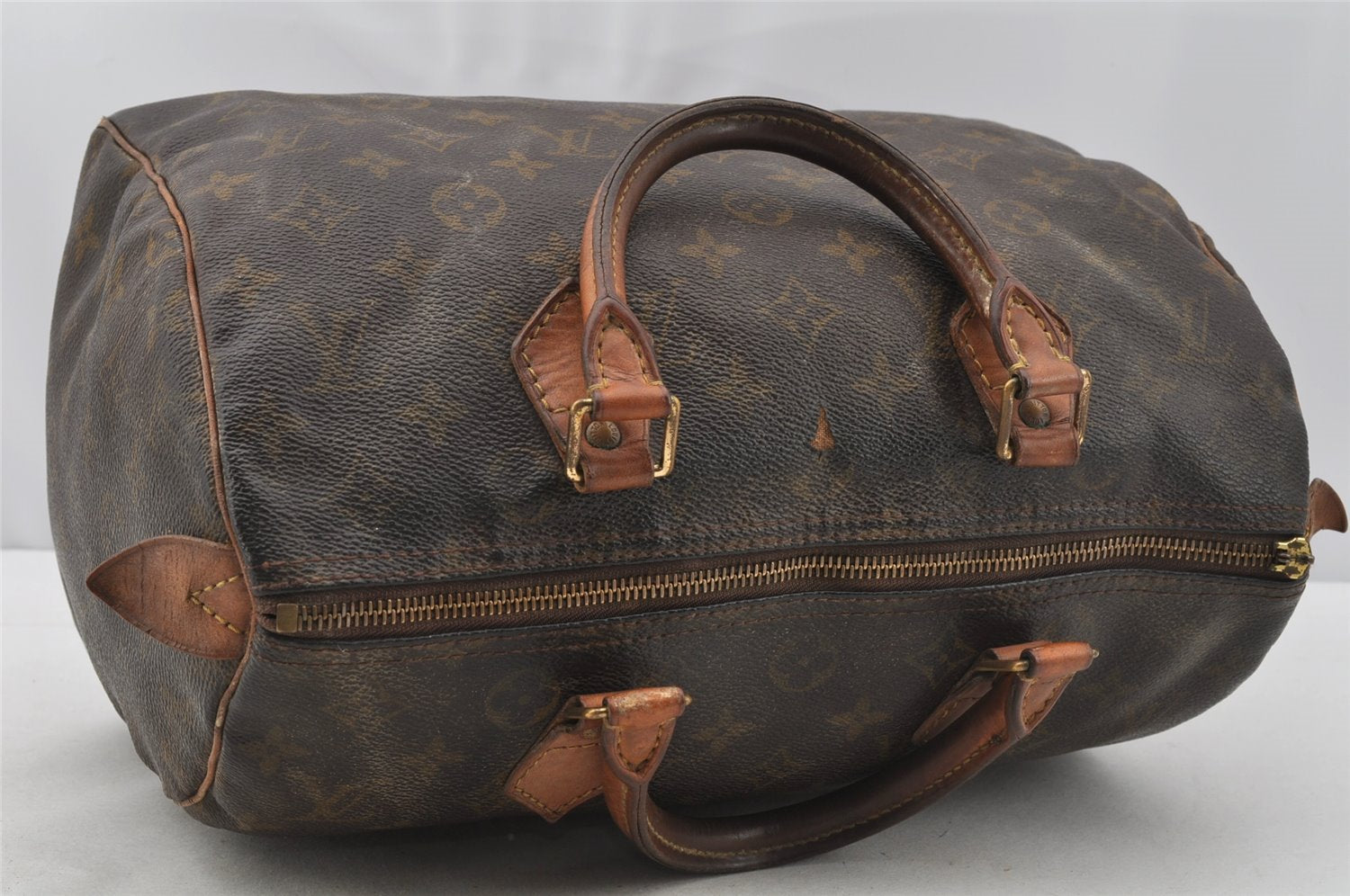 Authentic Louis Vuitton Monogram Speedy 30 Hand Boston Bag M41526 Junk 9900I