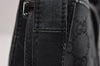 Authentic GUCCI Jackie Shoulder Bag Purse GG Canvas Leather 110291 Black 9902I