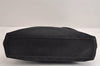 Authentic GUCCI Jackie Shoulder Bag Purse GG Canvas Leather 110291 Black 9902I