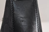 Authentic GUCCI Jackie Shoulder Bag Purse GG Canvas Leather 110291 Black 9902I