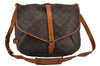 Authentic Louis Vuitton Monogram Saumur 35 Shoulder Cross Bag M42254 LV 9902J