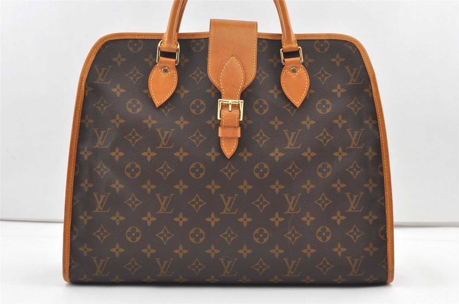 Authentic Louis Vuitton Monogram Rivoli Business Hand Bag M53380 LV 9903J