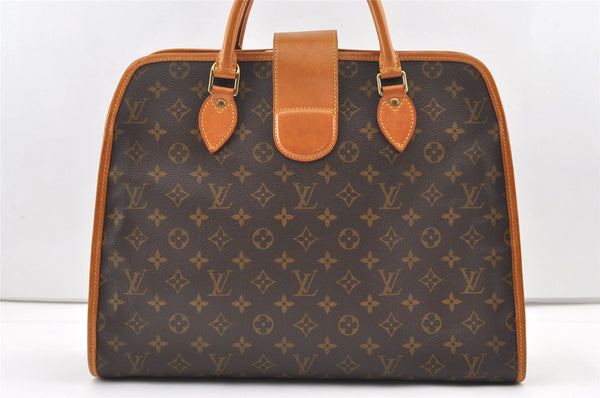 Authentic Louis Vuitton Monogram Rivoli Business Hand Bag M53380 LV 9903J