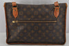 Authentic Louis Vuitton Monogram Sac Bazas Shoulder Cross Bag M99013 LV 9904J