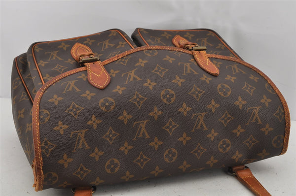 Authentic Louis Vuitton Monogram Sac Bazas Shoulder Cross Bag M99013 LV 9904J