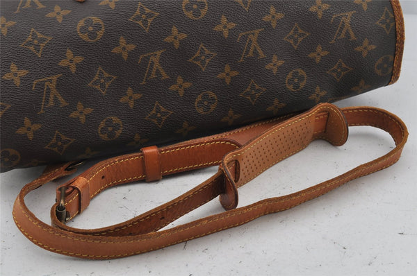 Authentic Louis Vuitton Monogram Sac Bazas Shoulder Cross Bag M99013 LV 9904J