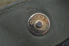 Authentic GUCCI Bamboo 2Way Shoulder Hand Bag Suede Leather Khaki Junk 9905I