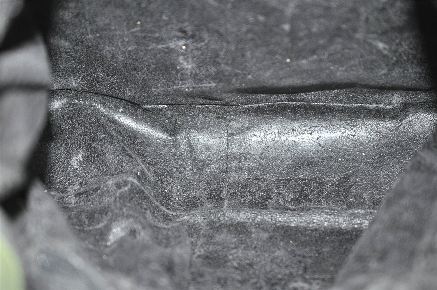 Authentic GUCCI Bamboo 2Way Shoulder Hand Bag Suede Leather Khaki Junk 9905I