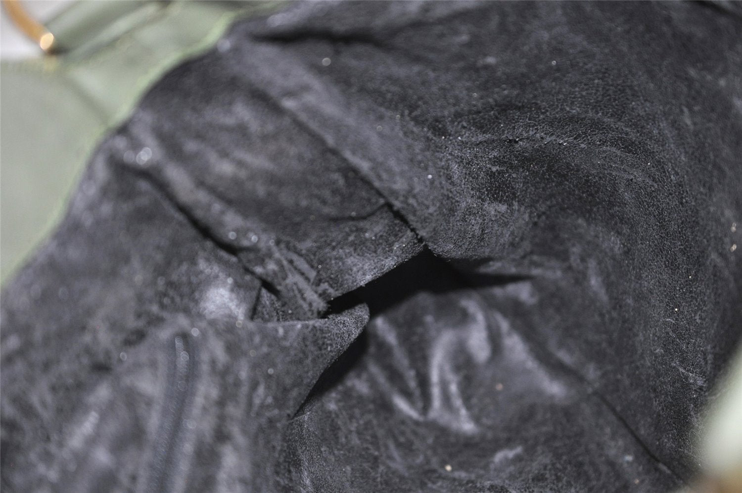 Authentic GUCCI Bamboo 2Way Shoulder Hand Bag Suede Leather Khaki Junk 9905I