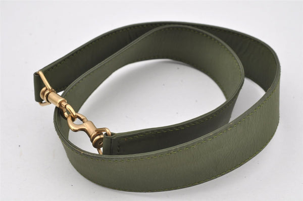 Authentic GUCCI Bamboo 2Way Shoulder Hand Bag Suede Leather Khaki Junk 9905I