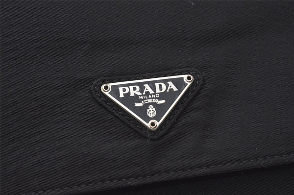 Authentic PRADA Vintage Nylon Tessuto Shoulder Hand Bag Purse Black 9906I