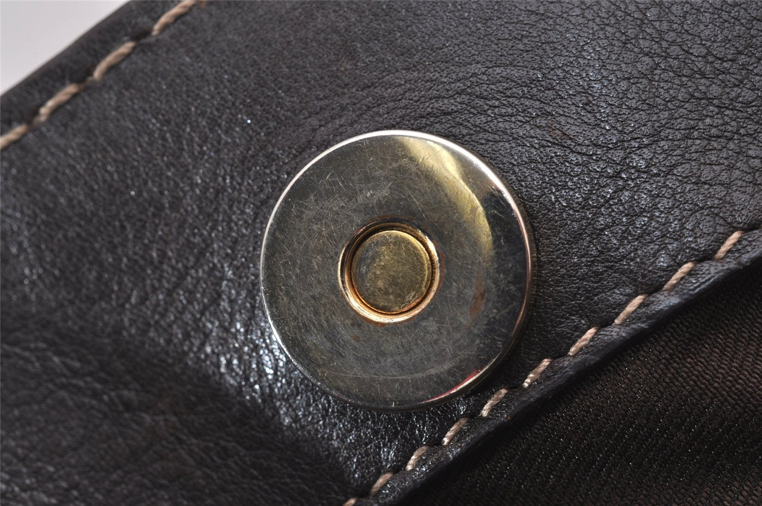 Authentic GUCCI GG Crystal Shoulder Hand Bag GG PVC Leather 223964 Brown 9907I