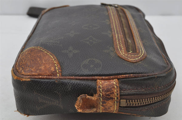 Authentic Louis Vuitton Monogram Marly Dragonne GM M51825 Clutch Hand Bag 9908I
